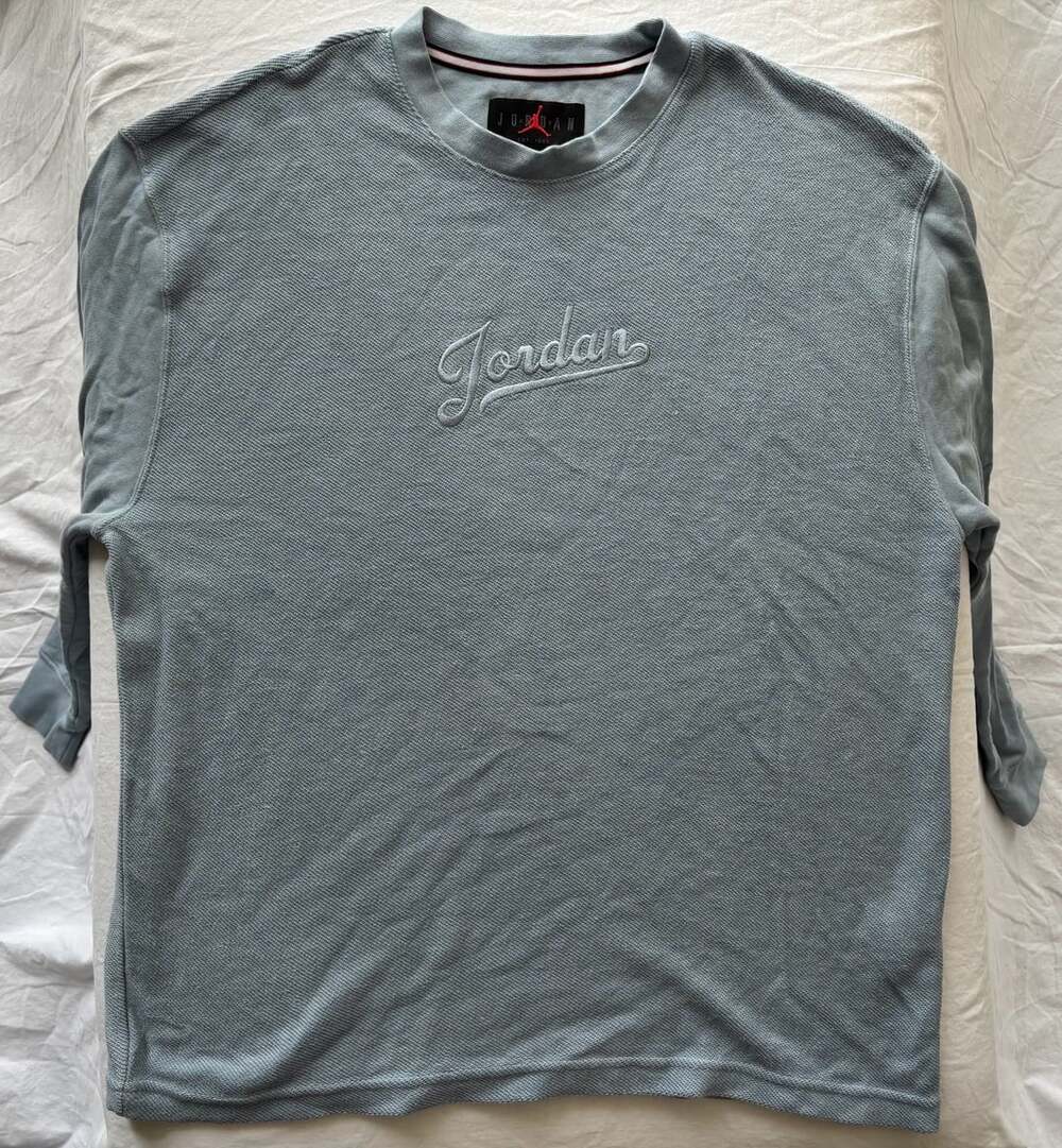 Jordan Flight MVP Long-Sleeve Crewneck Sweatshirt Blue